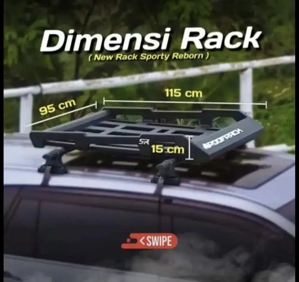 Roof Rack Universal + Cross Bar Komplit