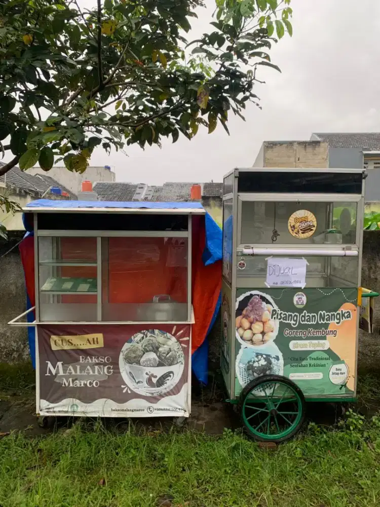 Gerobak Bakso dan gerobak dagang  sebaguna