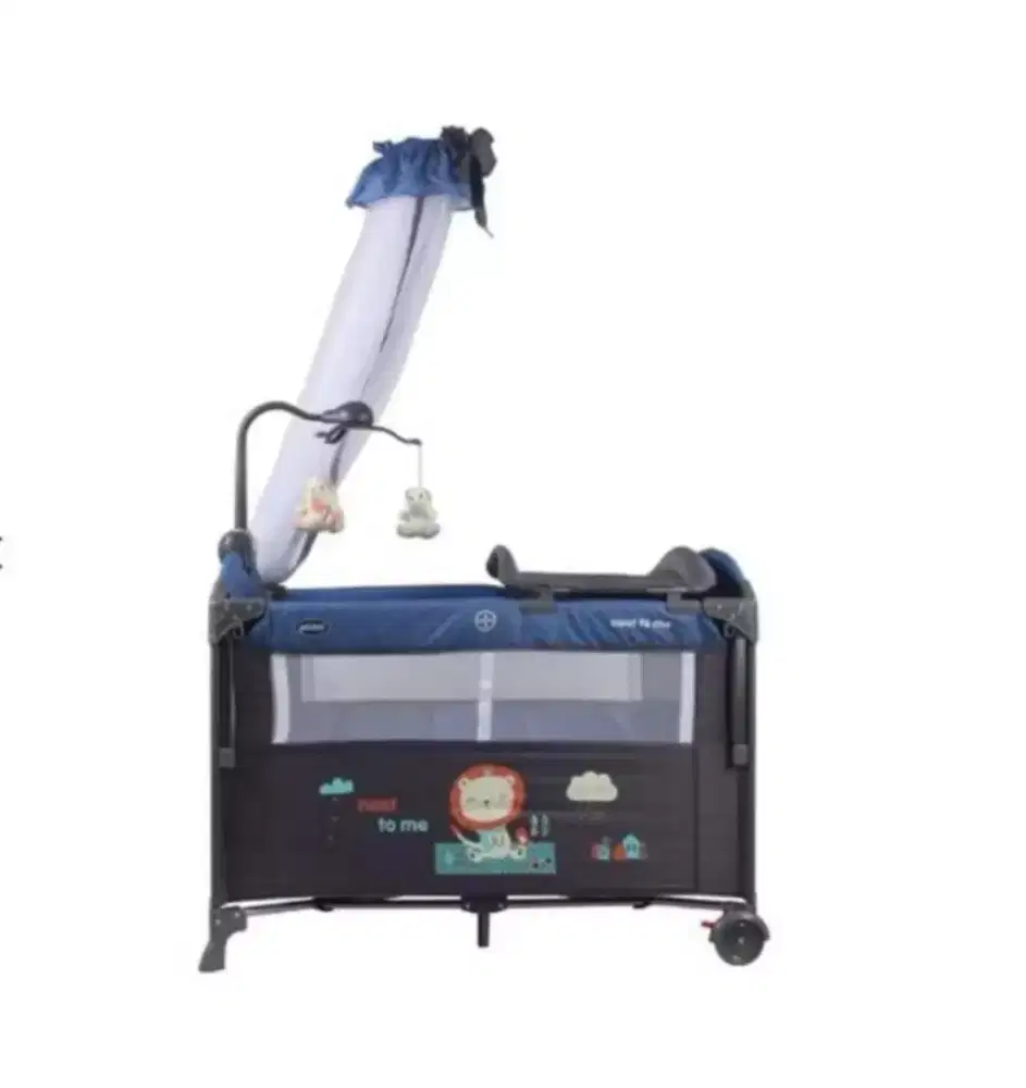 BABY BOX/PLAYPEN 3 IN 1 – MULTIFUNGSI! Merk: Pliko (Next To Me Series)