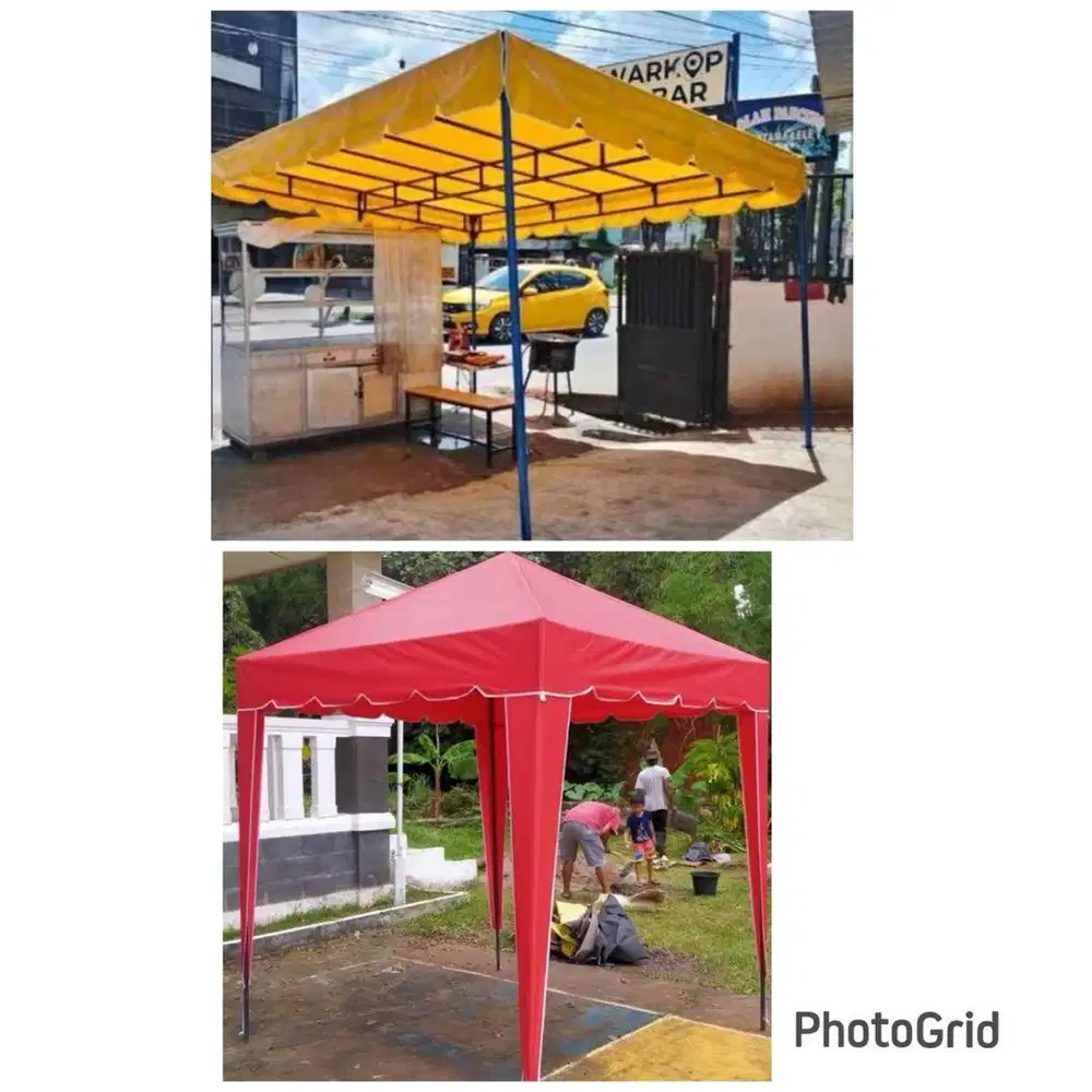 Tenda kafe dan tenda teratak, tenda payung