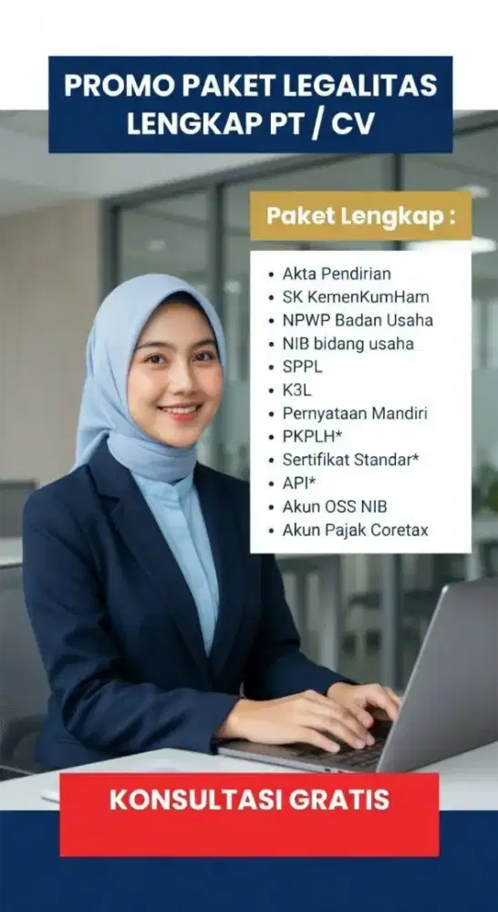 Perlengkapan Usaha Kantor PT