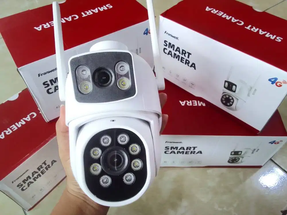 CCTV Franwell Dual Lens Outdoor 4G IP Cam - Bisa Berputar dan Bersuara