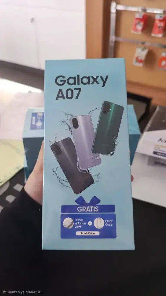SAMSUNG A07 FREE CASW ORIGINAL