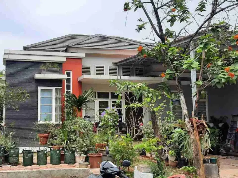 jual cepat rumah cibubur country hook siap huni strategis asri bebas banjir turun harga
