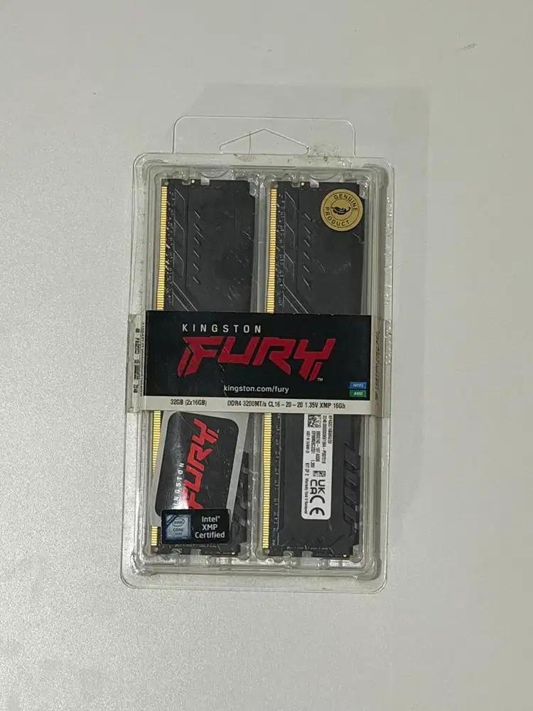 RAM Kingston FURY Beast DDR4 32GB Kit (2x16GB) 3200MHz CL16