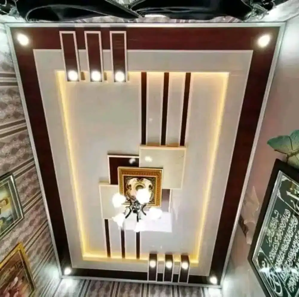 Plafon PVC terpasang