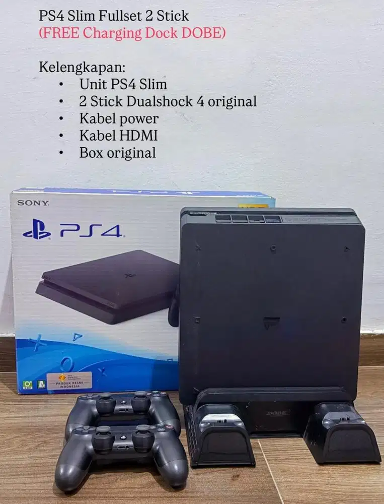 Jual ps 4 slim 1TB, cuh 2200 seri terakhir