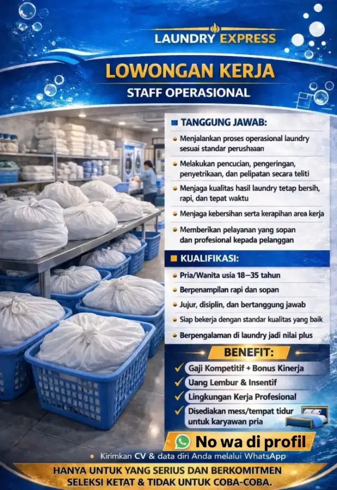 STAFF LAUNDRY PALMERAH JAKBAR