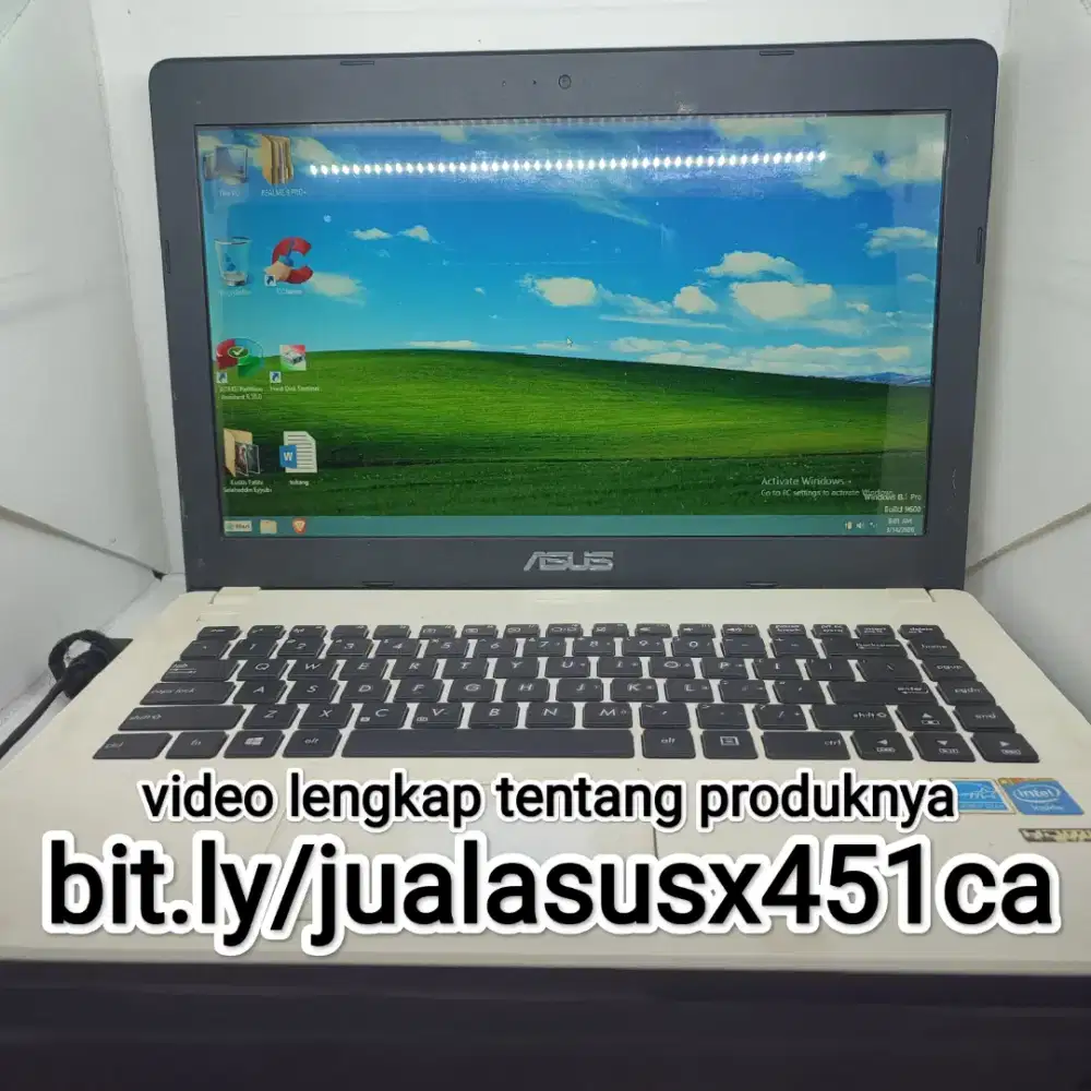 ASUS X451CA-VX148D – Intel Celeron – Siap Pakai Punya Sendiri