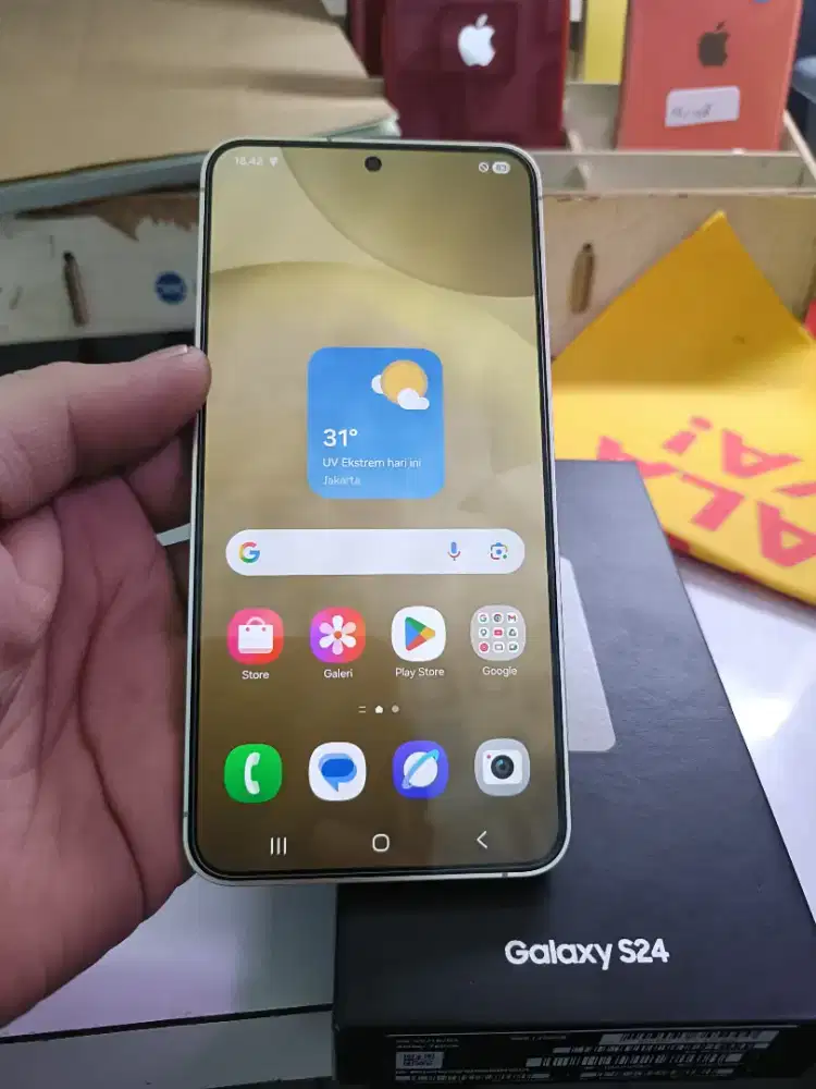 Samsung S24 ram 8/256gb mulus istimewa fulset sein normal garansi