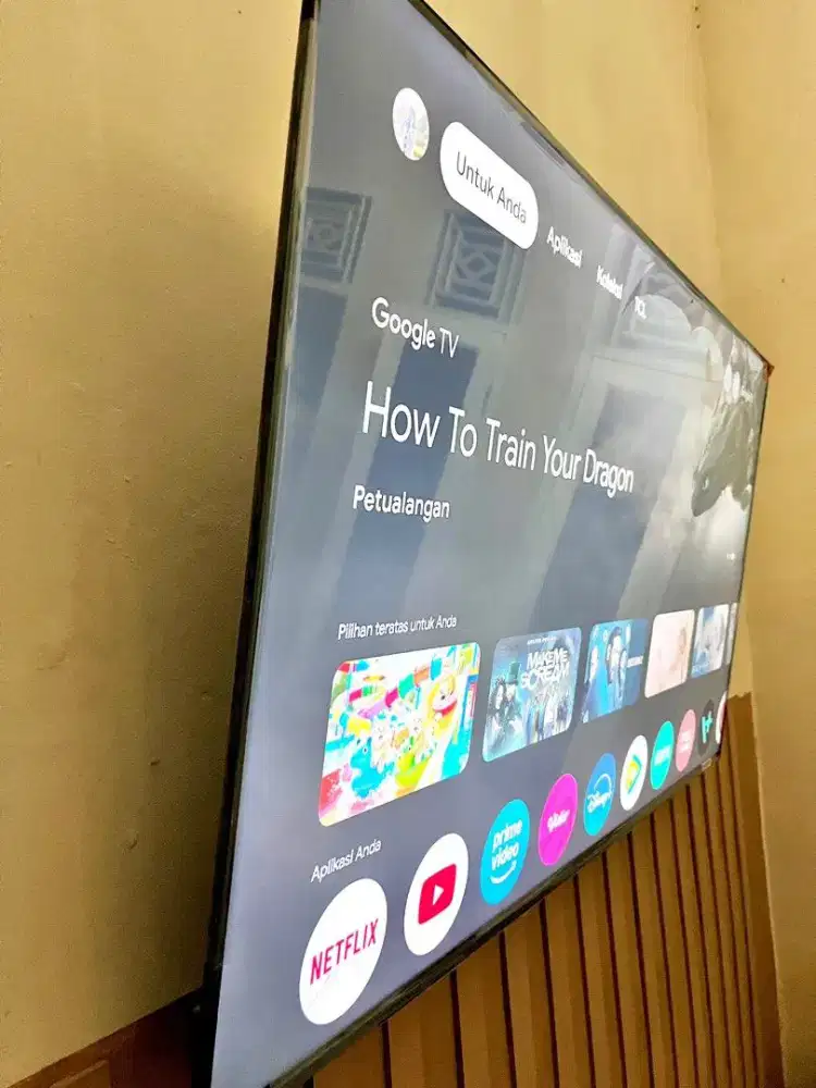 Android Google TV LED 40 inch pakaian sebulan