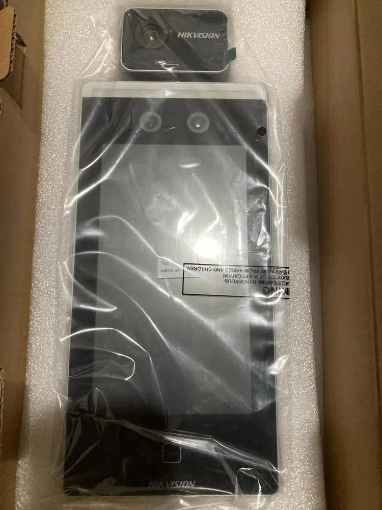 HIKVISION Terminal Pengenalan Wajah Termometer Touchscreen Face