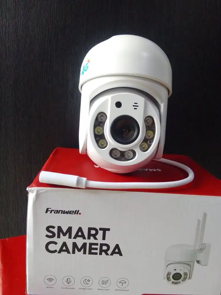 Franwell CCTV 4G Indoor & Outdoor - Gratis SIM - Pantau Dimana Saja