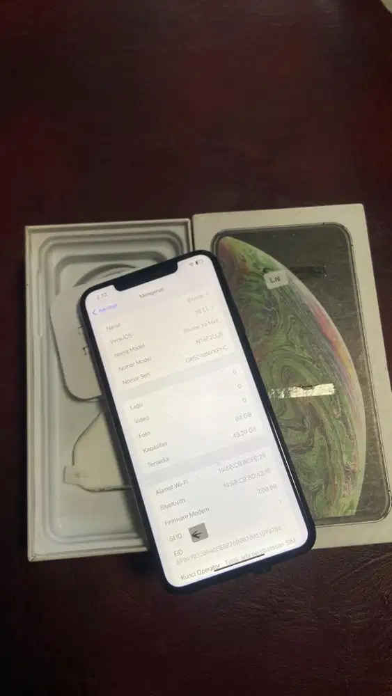 Xs Max 64GB inter3.