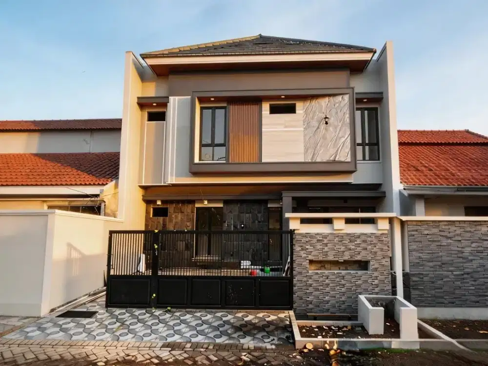 LDP 0097 Dijual Rumah Baru Siap Huni Lebar 10 Area Manyar Surabaya