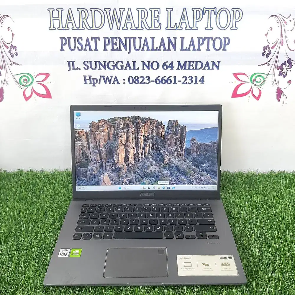 LAPTOP ASUS A409J CORE I5-1035G1 RAM8GB NVME256GB VGA NVDIA MX 110 2gb