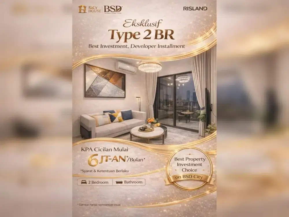 Apartemen Terbaik di BSD – Tipe 2BR Eksklusif!