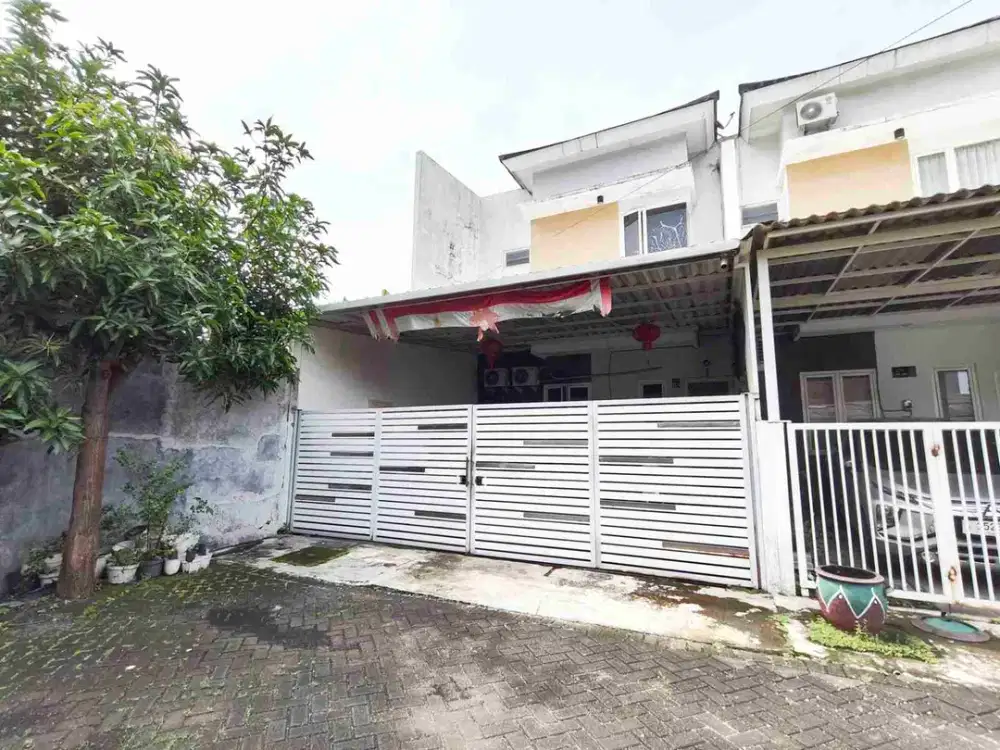Termurah‼️Rumah 2 Lantai, Lebar 7m di Wisma Kedung Asem Rungkut