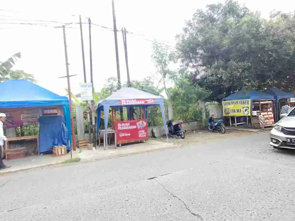 DIJUAL tanah pinggir jln posisi hoek harga dibawah NJOP di leuwinangung