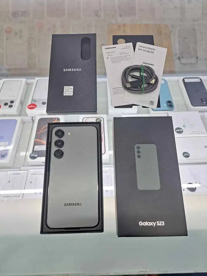 Second Samsung Galaxy S23 8/256GB Green Ex Resmi SEIN Mulus Fullset