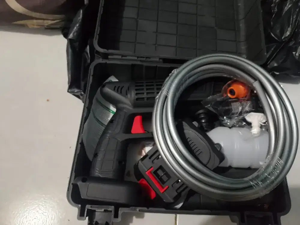 Alat cuci steam motor mobil tanpa listrik..