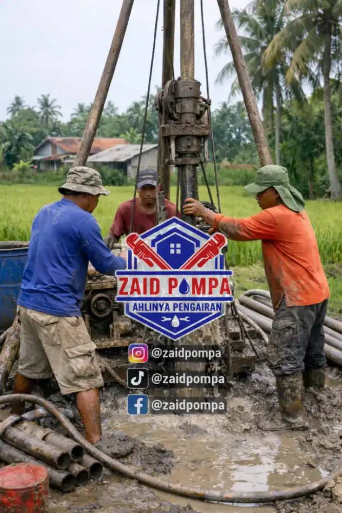 JASA PEMBUATAN SUMUR BOR BARU & CUCI SUMUR BOR