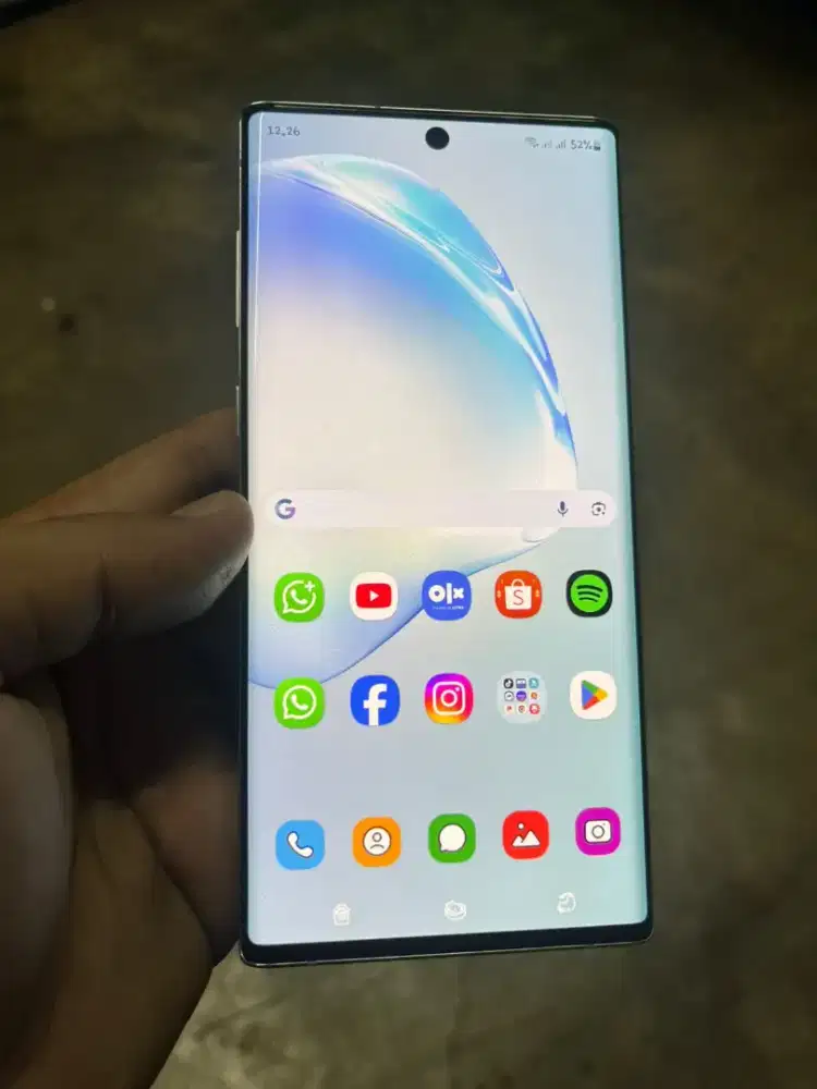 SAMSUNG NOTE 10 8/256 MULUS HP KABEL DATA