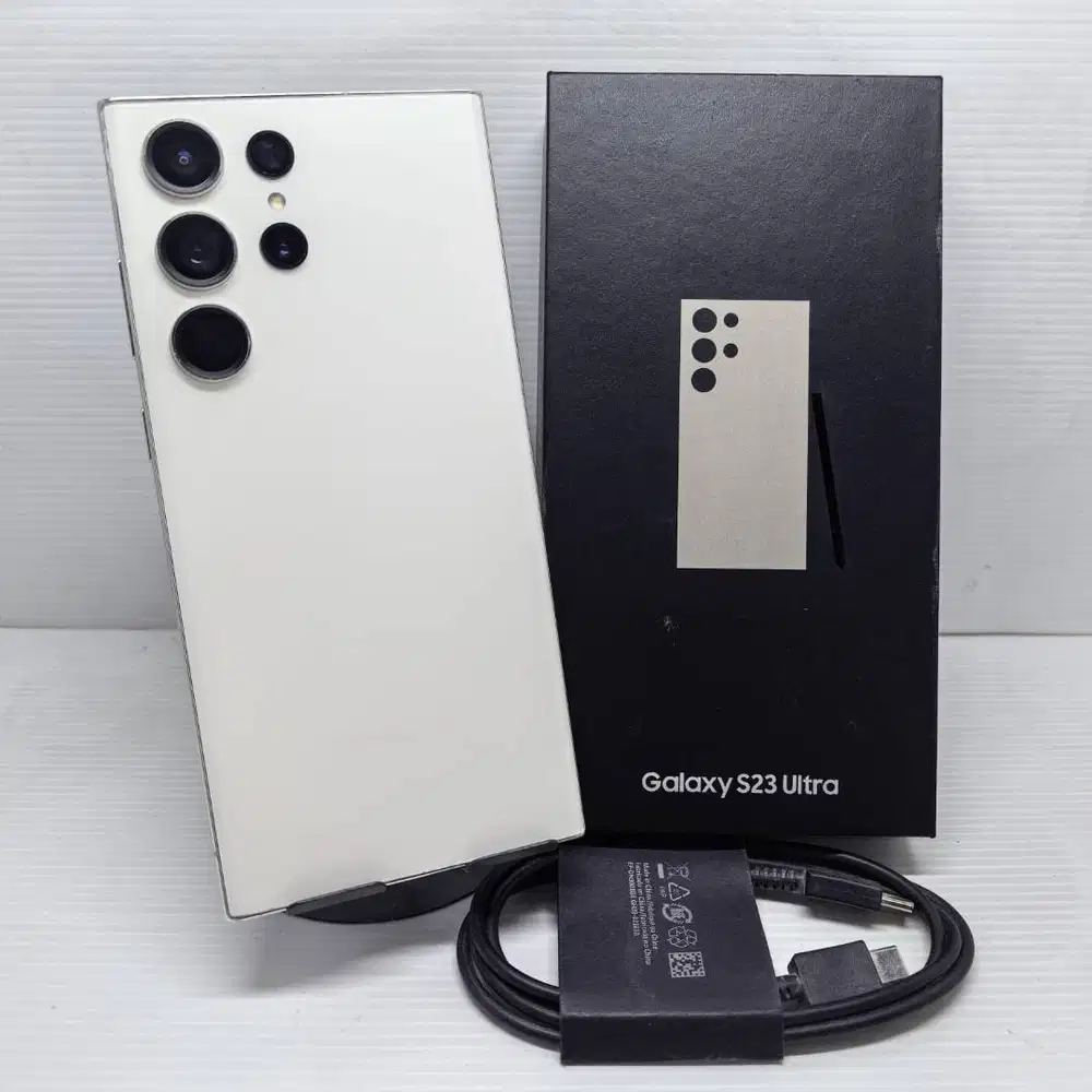 HOT SALE! SAMSUNG GALAXY S23 ULTRA 5G 12/512 SEIN RESMI  CREAM NO MINU