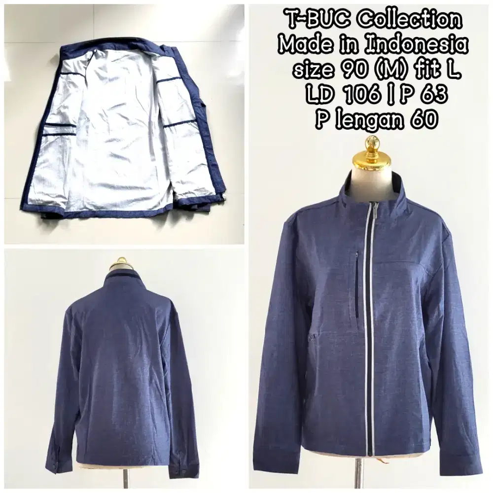 Jaket Outdoor Windbreaker T-BUC size 90 (M) fit L, preloved