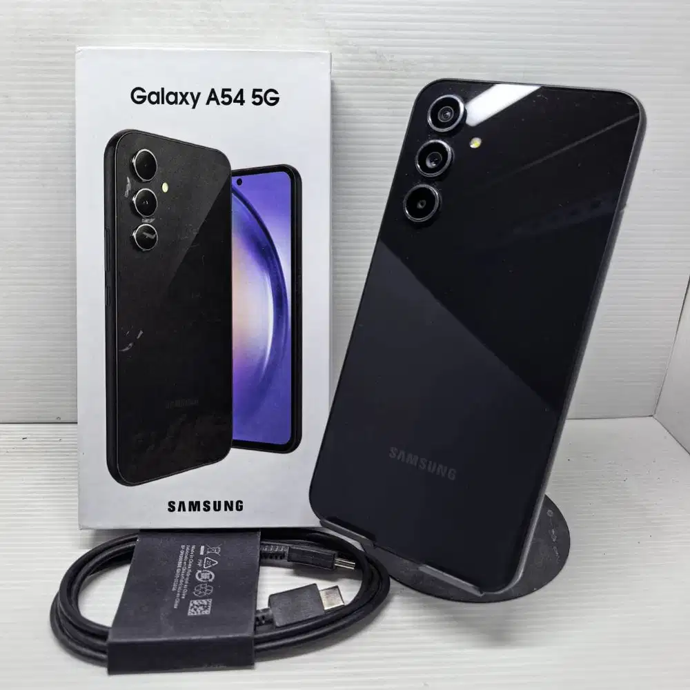 GRESS SAMSUNG GALAXY A54 5G 8/256 GRAPHITE SEIN RESMI MULUS NO MINUS L