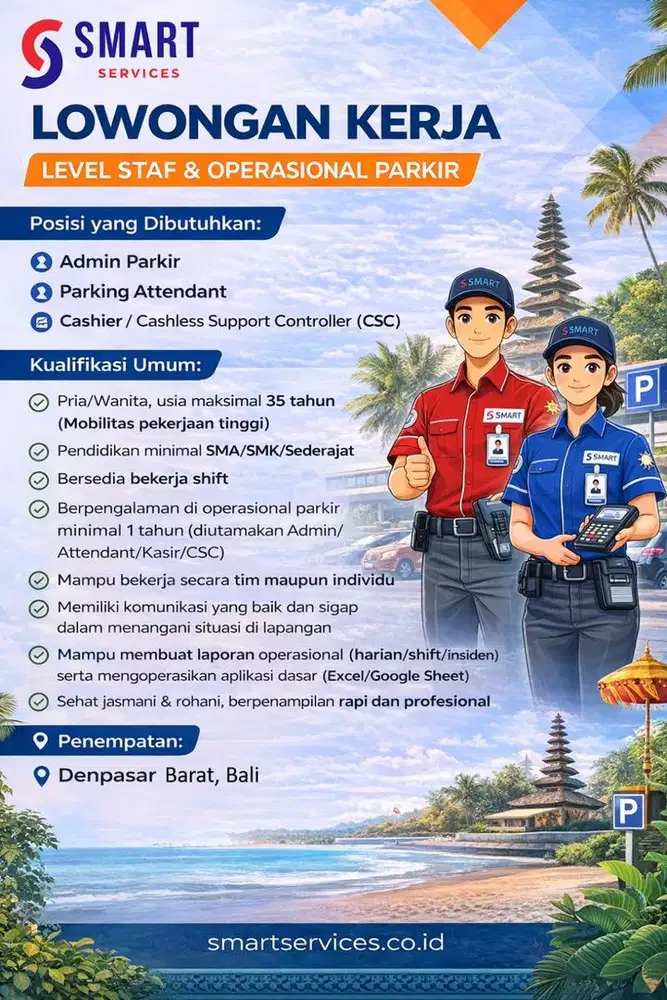 Open recruitmen petugas parkir
