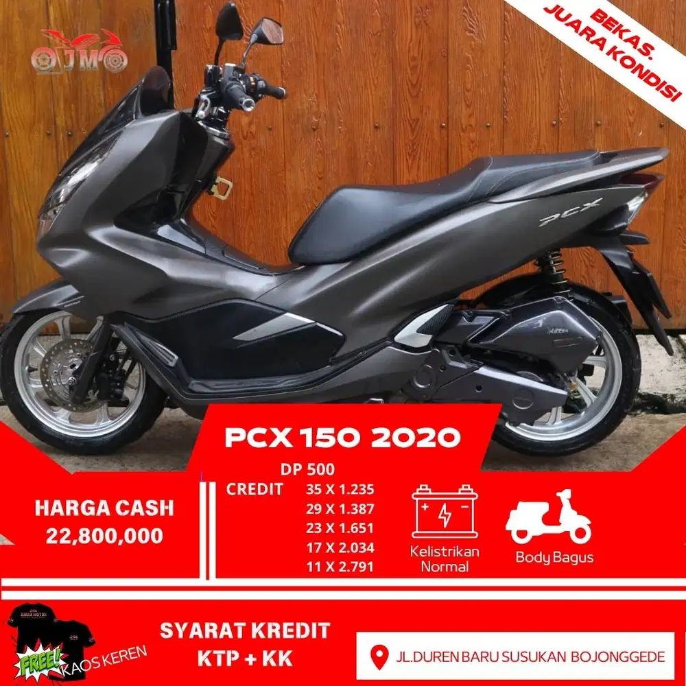 PCX 150 TH 2020 PAJAK AKTIF SURAT LENGKAP CASH,CREDIT TUKAR TAMBAH
