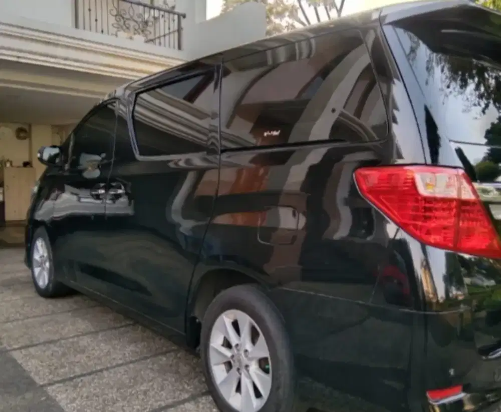 Alphard X 2014 Automatic Hitam Plat B Tangsel