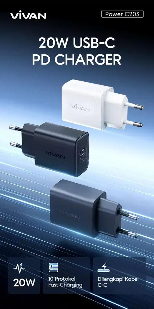 charger vivan c to type c