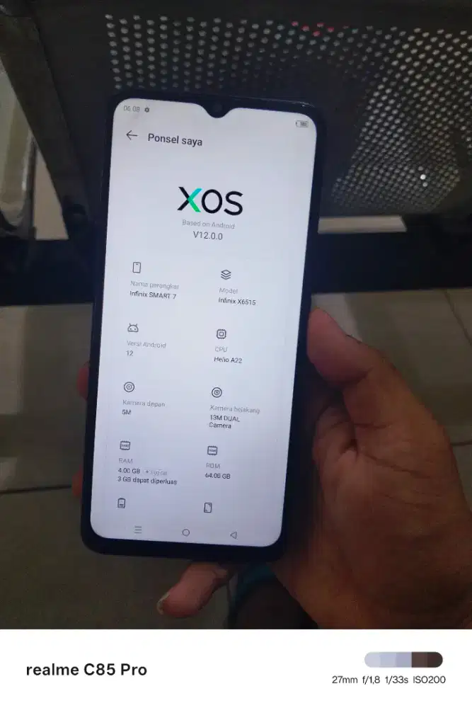 Infinix Smart 7 4+4/64 NORMAL ORI (Baca Deskripsi)