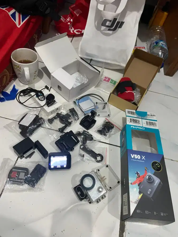 Akaso v50x Action cam vlog diving