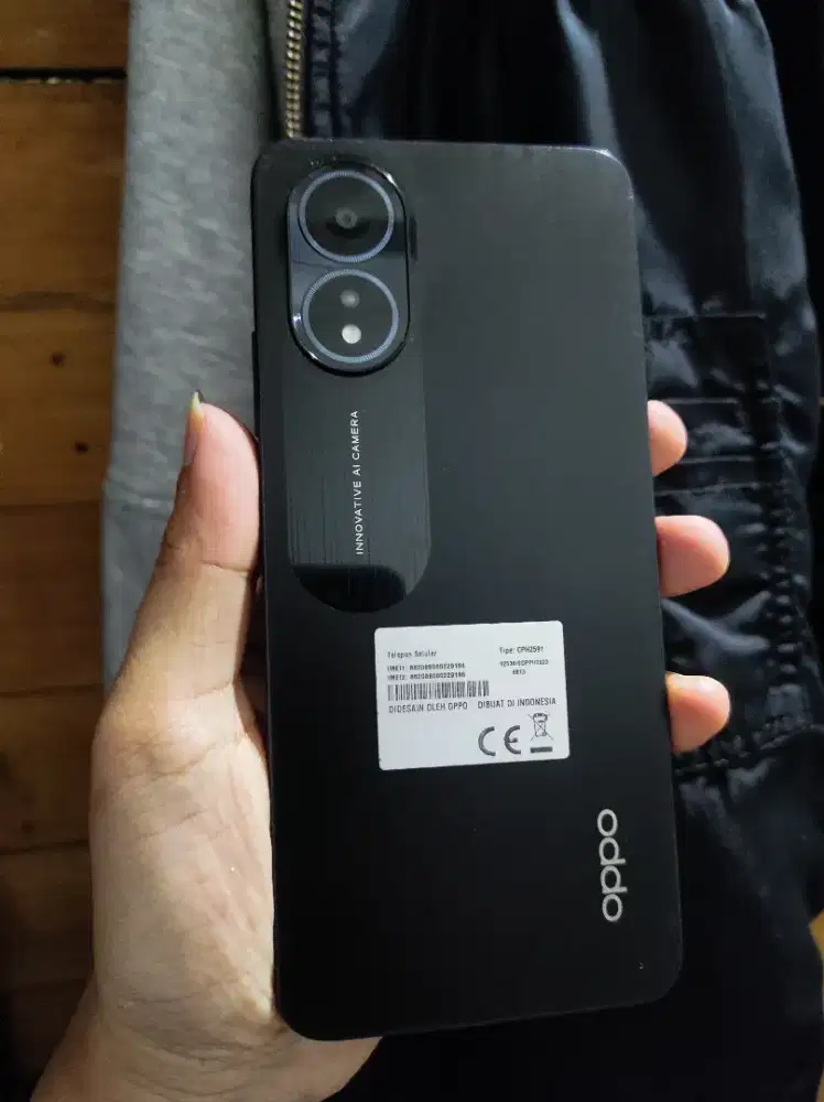 Oppo a18 4+4/128 fulset muluss 95% original no minus,cek sepuasnya net