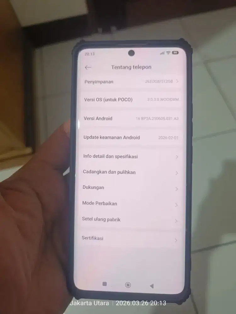 Poco x7 memori 512 GB