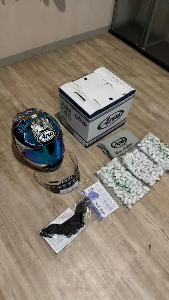 Arai Rx7x Pedrosa Shogun Size XL Snell 2025 Sni Fullset