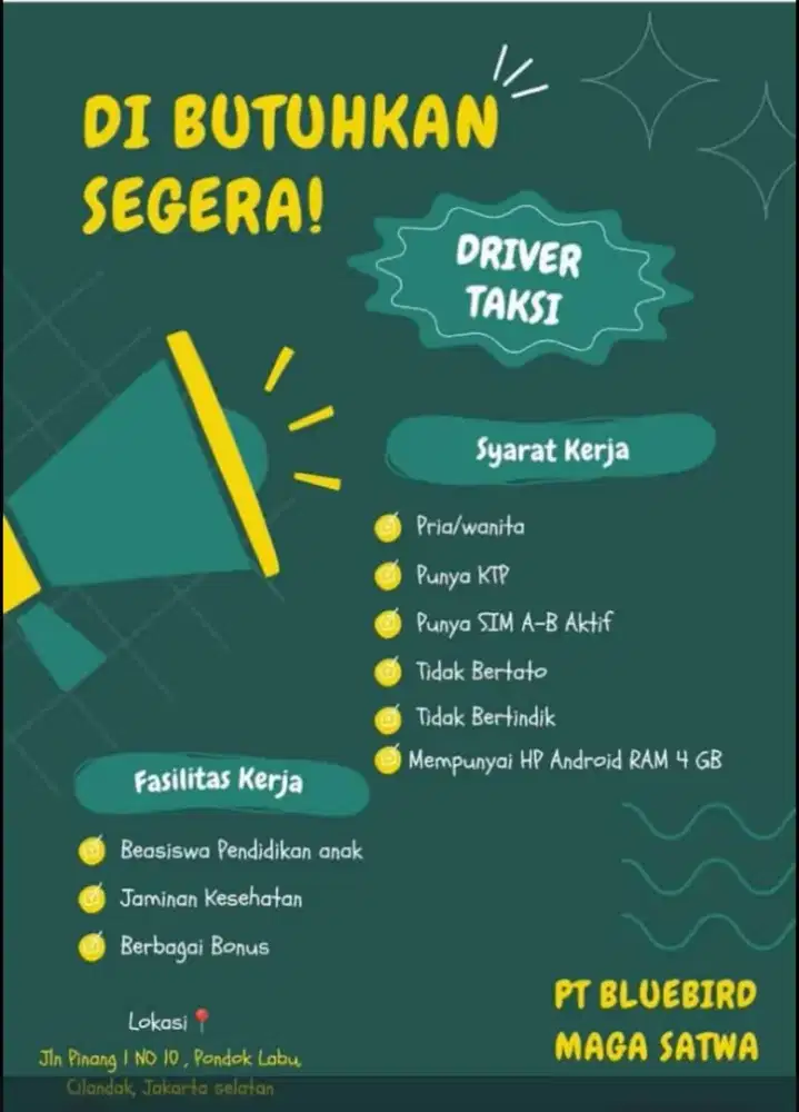 Lowongan driver