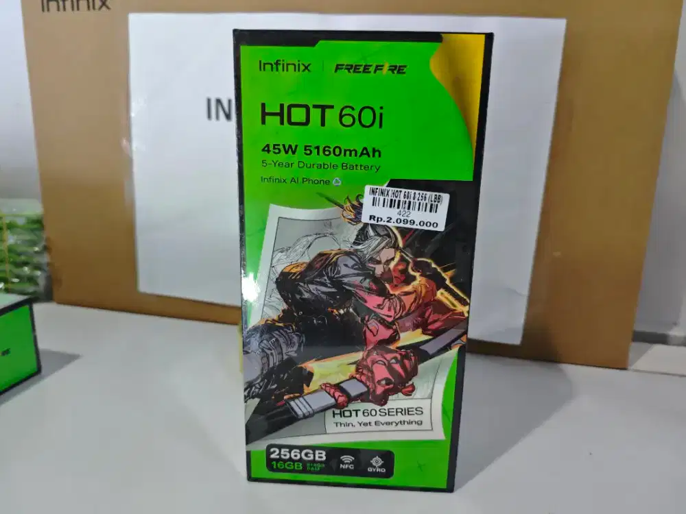 INFINIX HOT 60i RAM 8/256GB ATLANTIS DAHSYAT