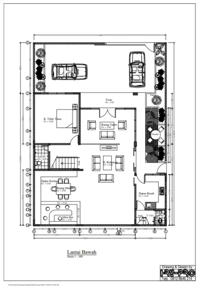 Jasa Gambar Autocad & 3D, Gambar Kerja Struktur Beton & Struktur Baja