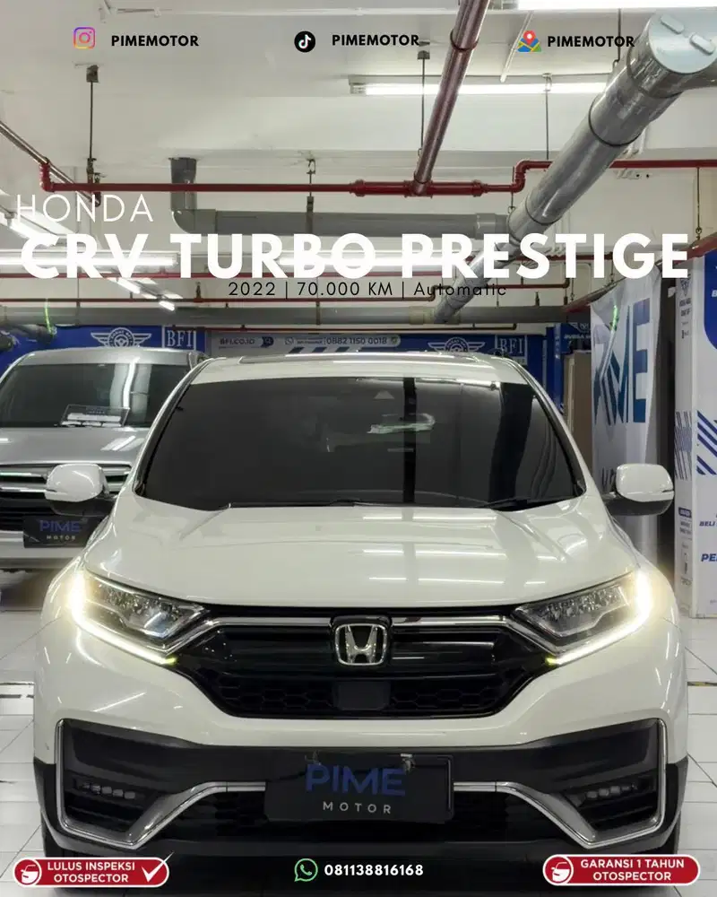 Honda CRV Turbo Prestige Sensing 2021
