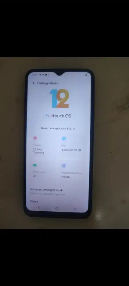 Vivo y16 ram 4/128