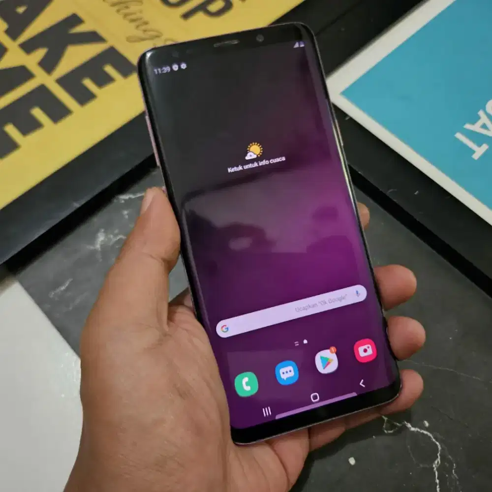 SAMSUNG GALAXI S9+ 6/64 GB DUAL RESMI EX SEIN NORMAL
