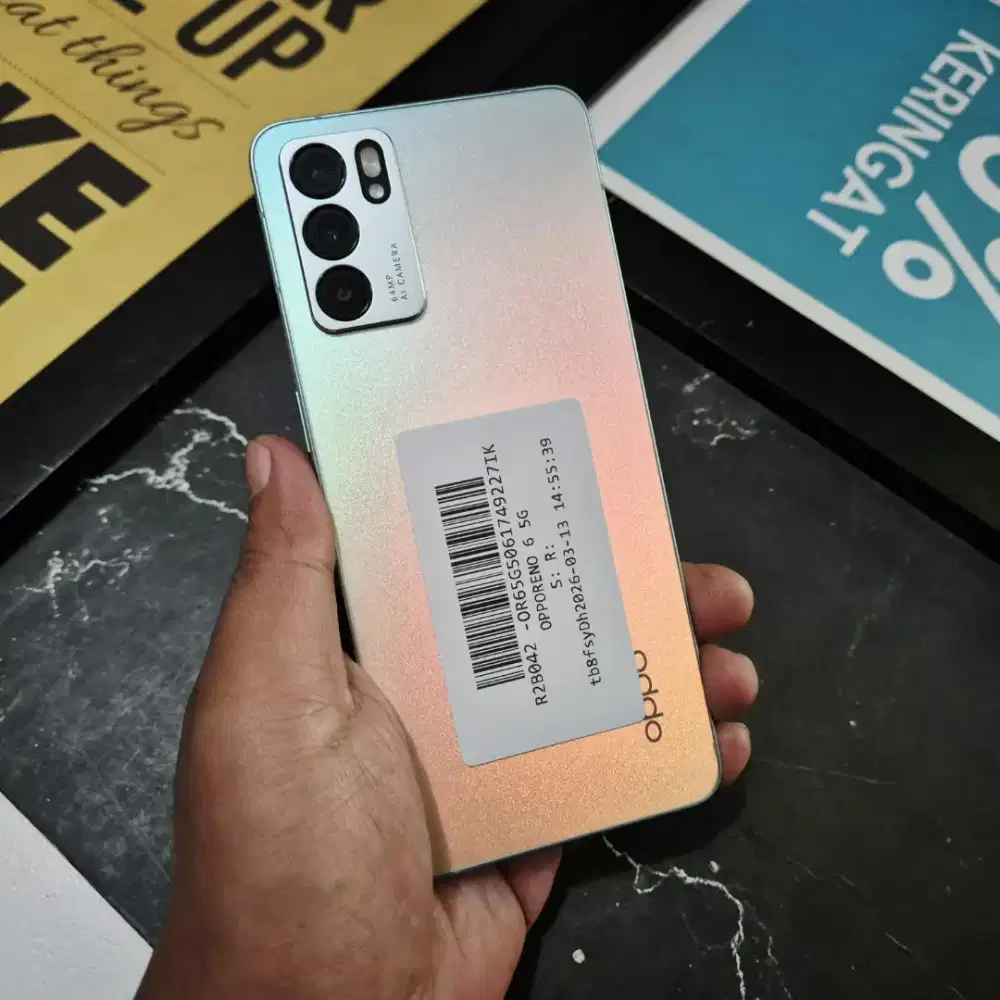 OPPO RENO 6 5G 8/128 GB RESMI MULUS