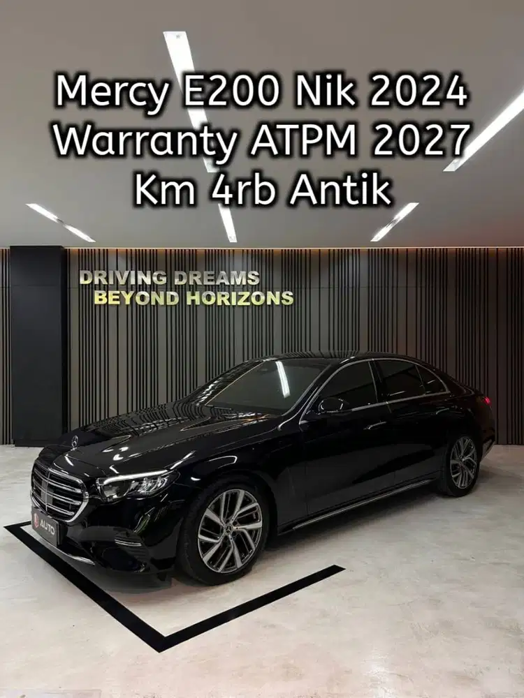 Mercedes Benz E200 Exclusive Line AT 2024 Hitam Km4rb B1223RAM