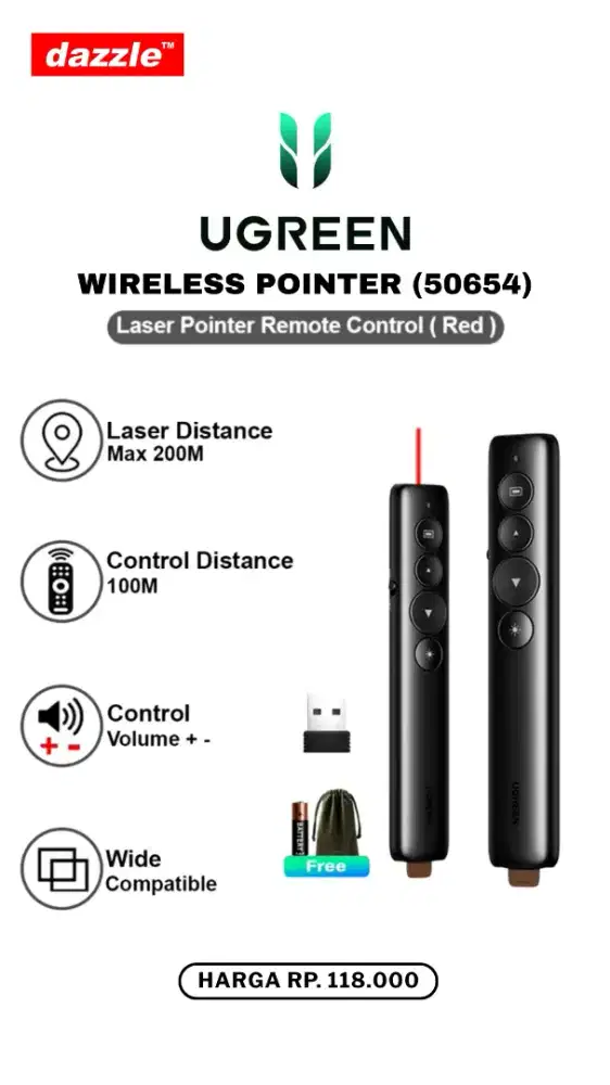 UGREEN WIRELESS POINTER (50654)