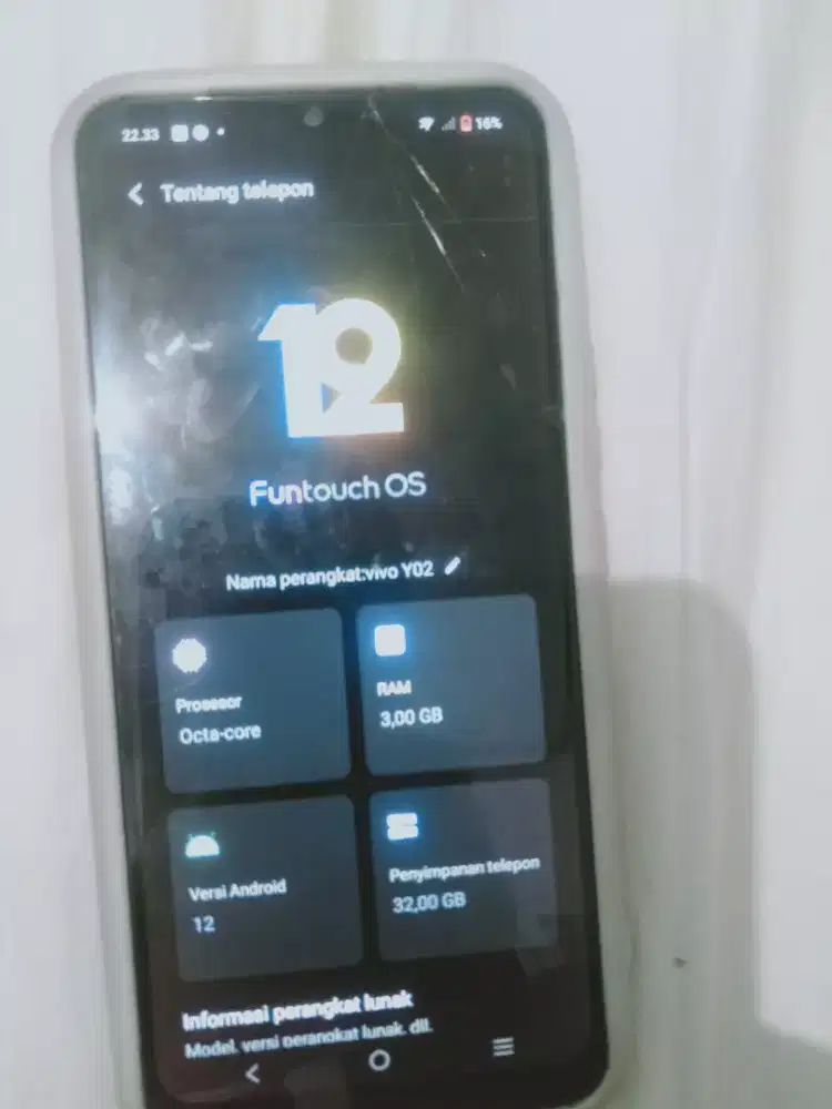 d jual hp vivo Y02