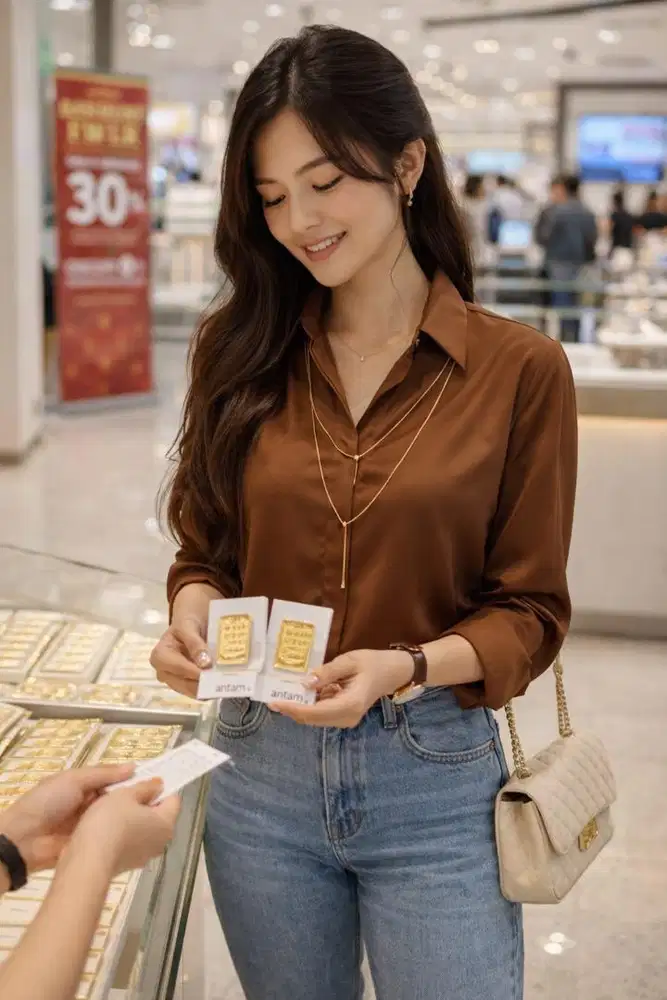 Korean Impor Blouse [BARU] dapat 2 Blouse. Kualitas Korea punya